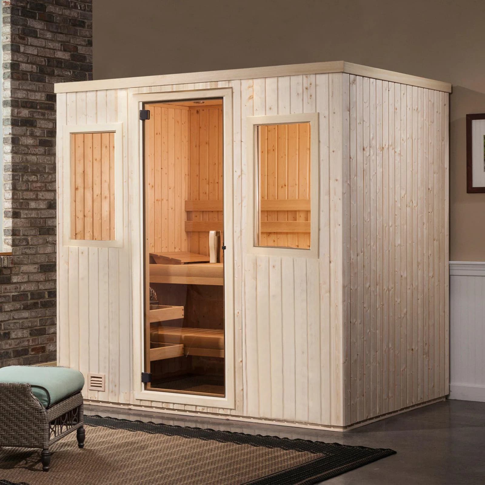 Finnleo SISU free-standing custom traditional sauna