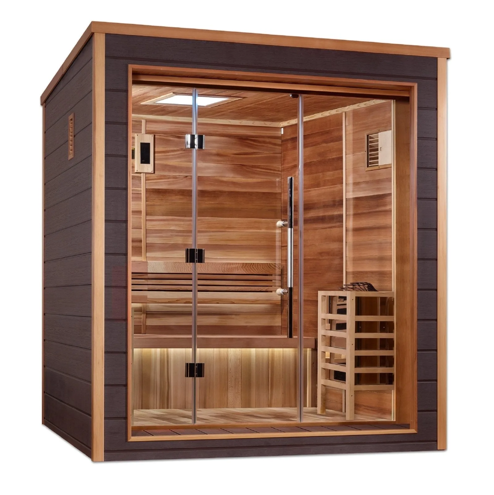 Golden Designs Drammen traditional outdoor sauna