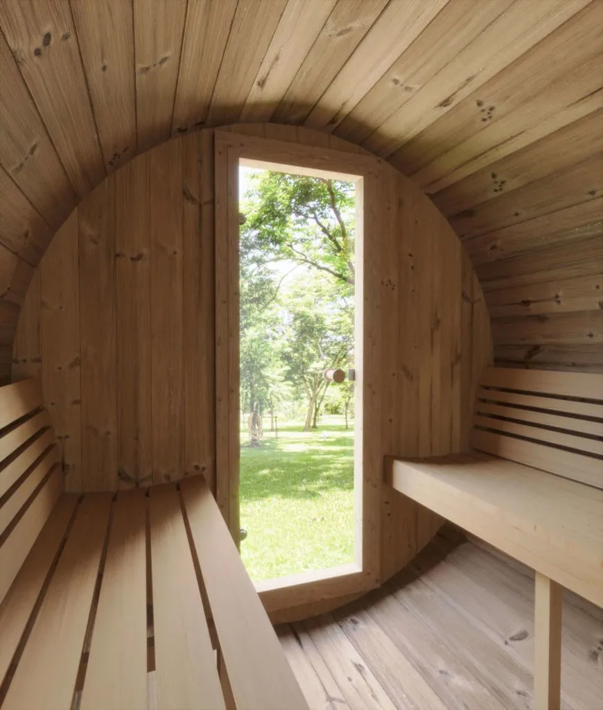 SaunaLife Model E6 Barrel Sauna