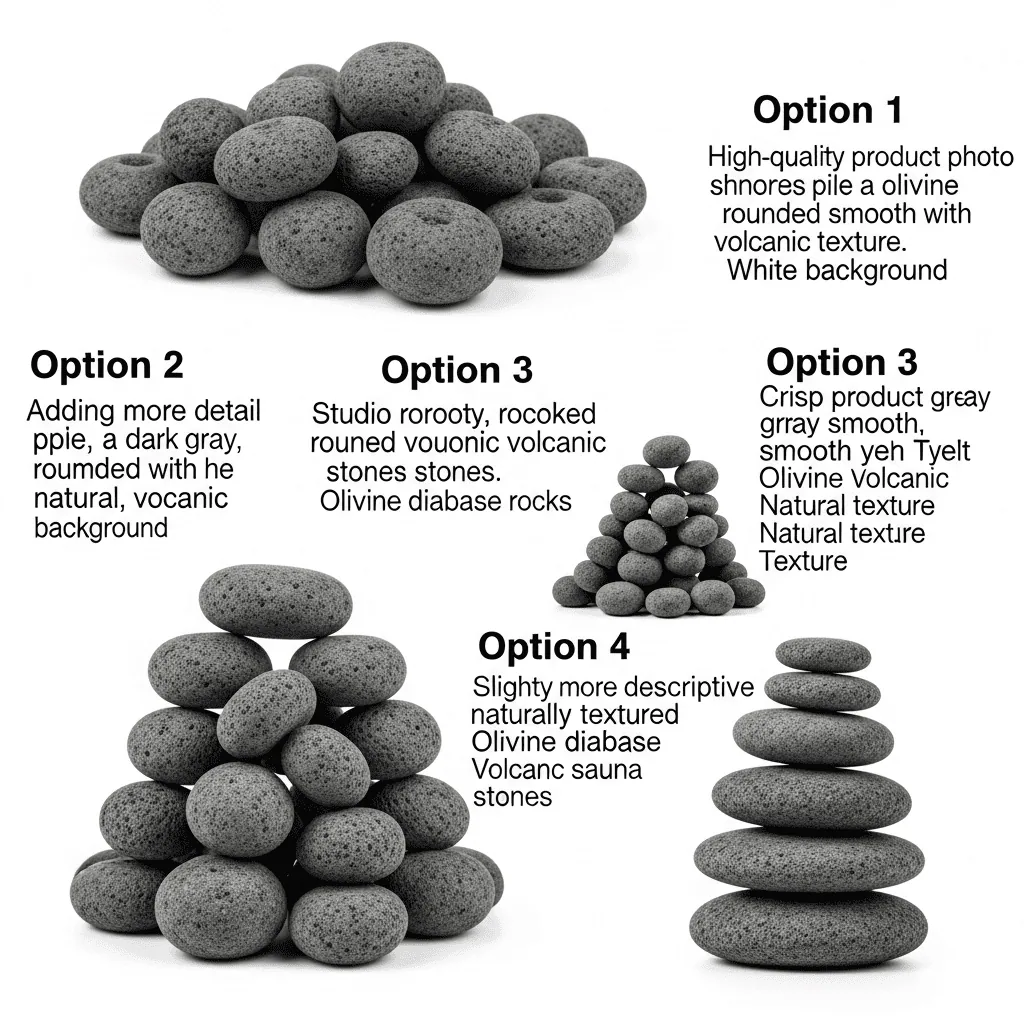 Olivine Diabase Sauna Stones