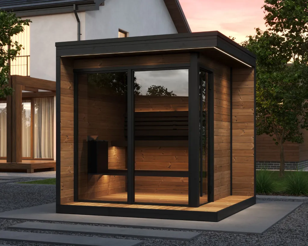 SaunaLife Model GL6 Outdoor Sauna